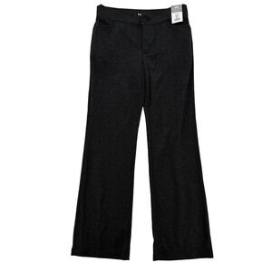 Lee Riders Pants Womens 6 Average‎ Black Gray Herringbone Stretch Career Office